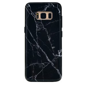 Black Marble Samsung Case