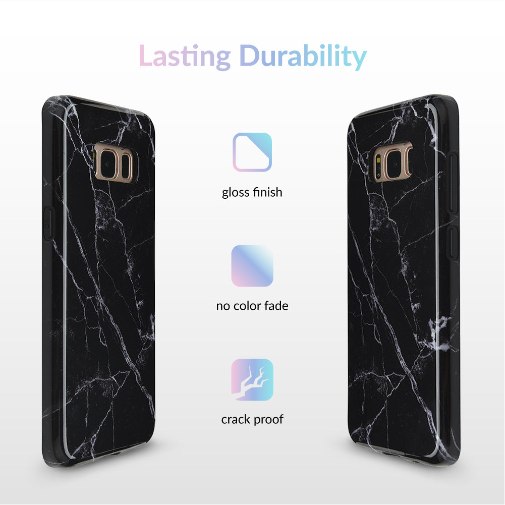 Black Marble Samsung Case - Image 4