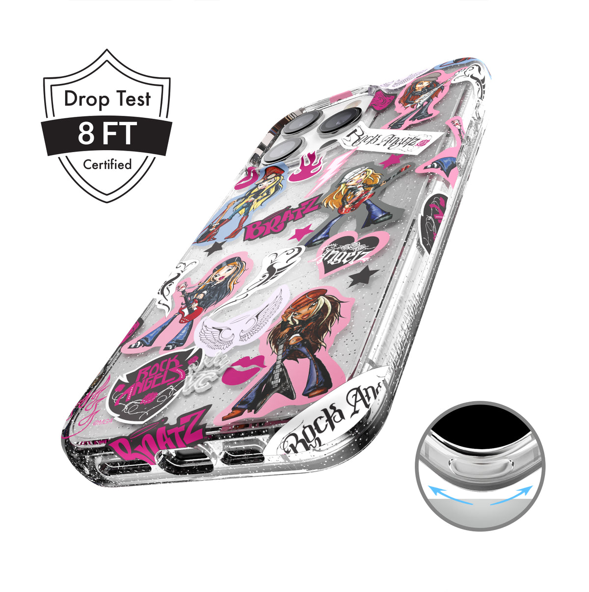 Bratz Rock Angelz Glitter iPhone Case - Image 5