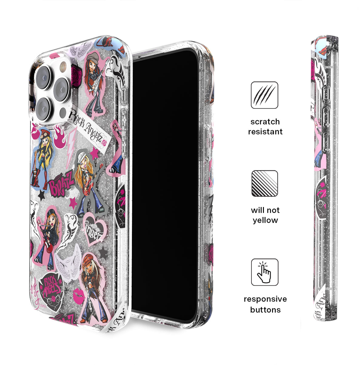 Bratz Rock Angelz Glitter iPhone Case - Image 6