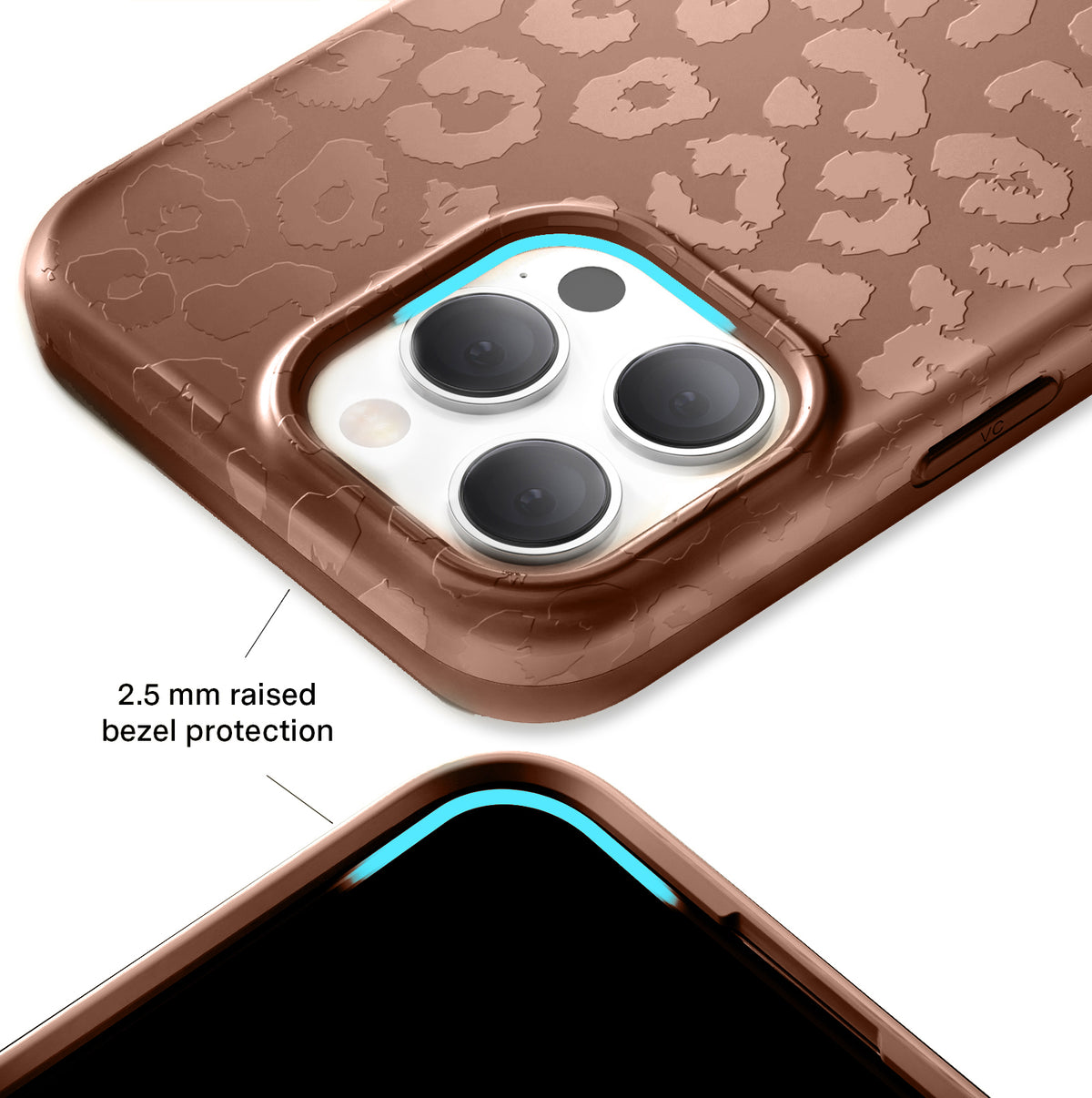 Chocolate Leopard iPhone Case - Image 3