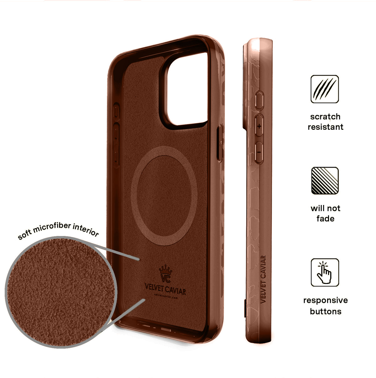 Chocolate Leopard iPhone Case - Image 6