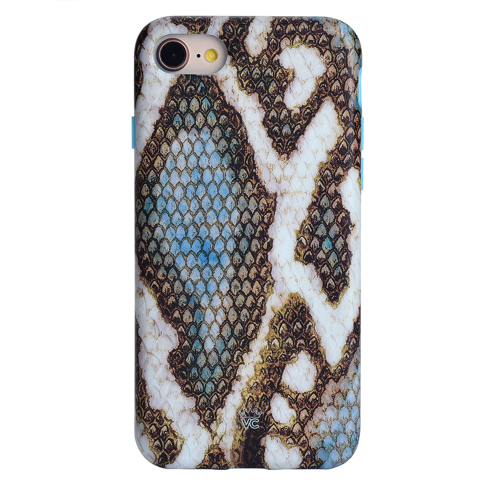 Blue Snakeskin iPhone Case - Image 8
