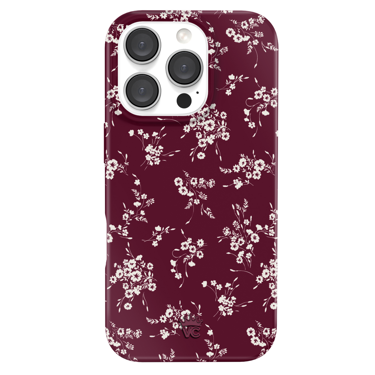 French Burgundy Floral iPhone Case - Image 7