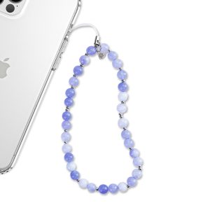 Blue Opal Phone Charm