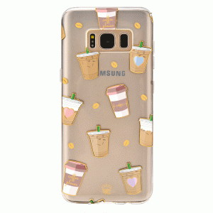 Coffee First Clear Samsung Galaxy Case