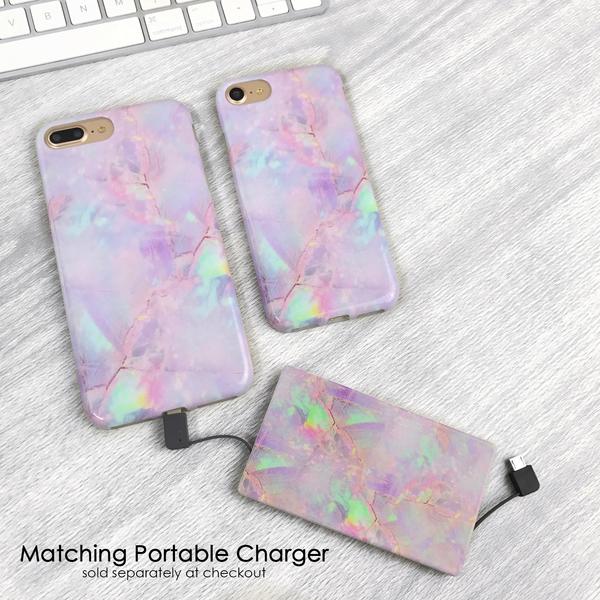 Cotton Candy Marble iPhone Case - Image 2
