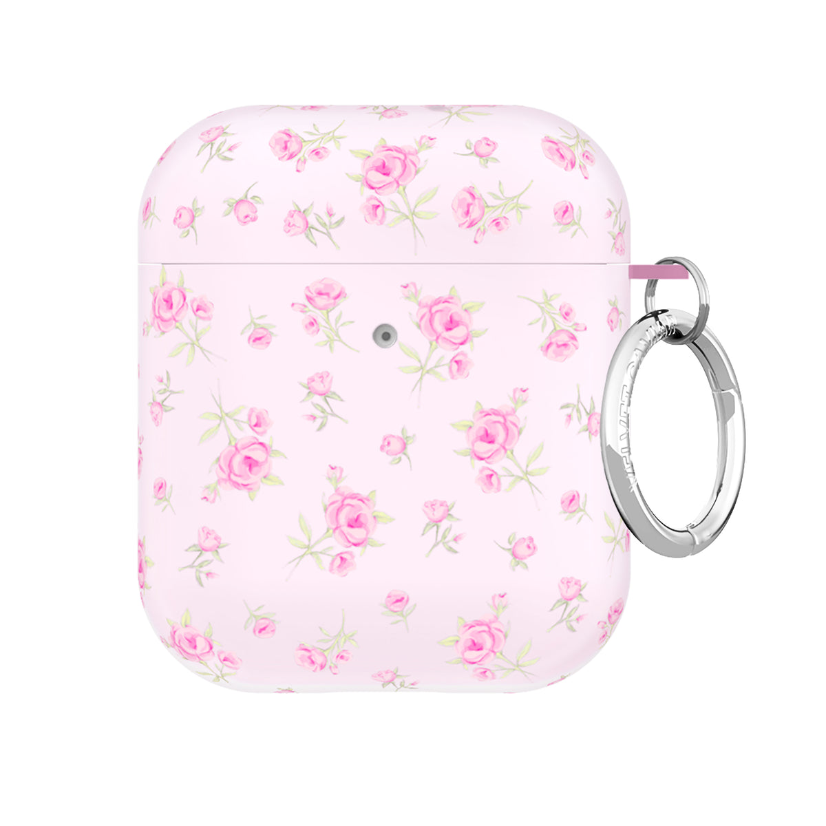 Dainty Pink Floral AirPod Case