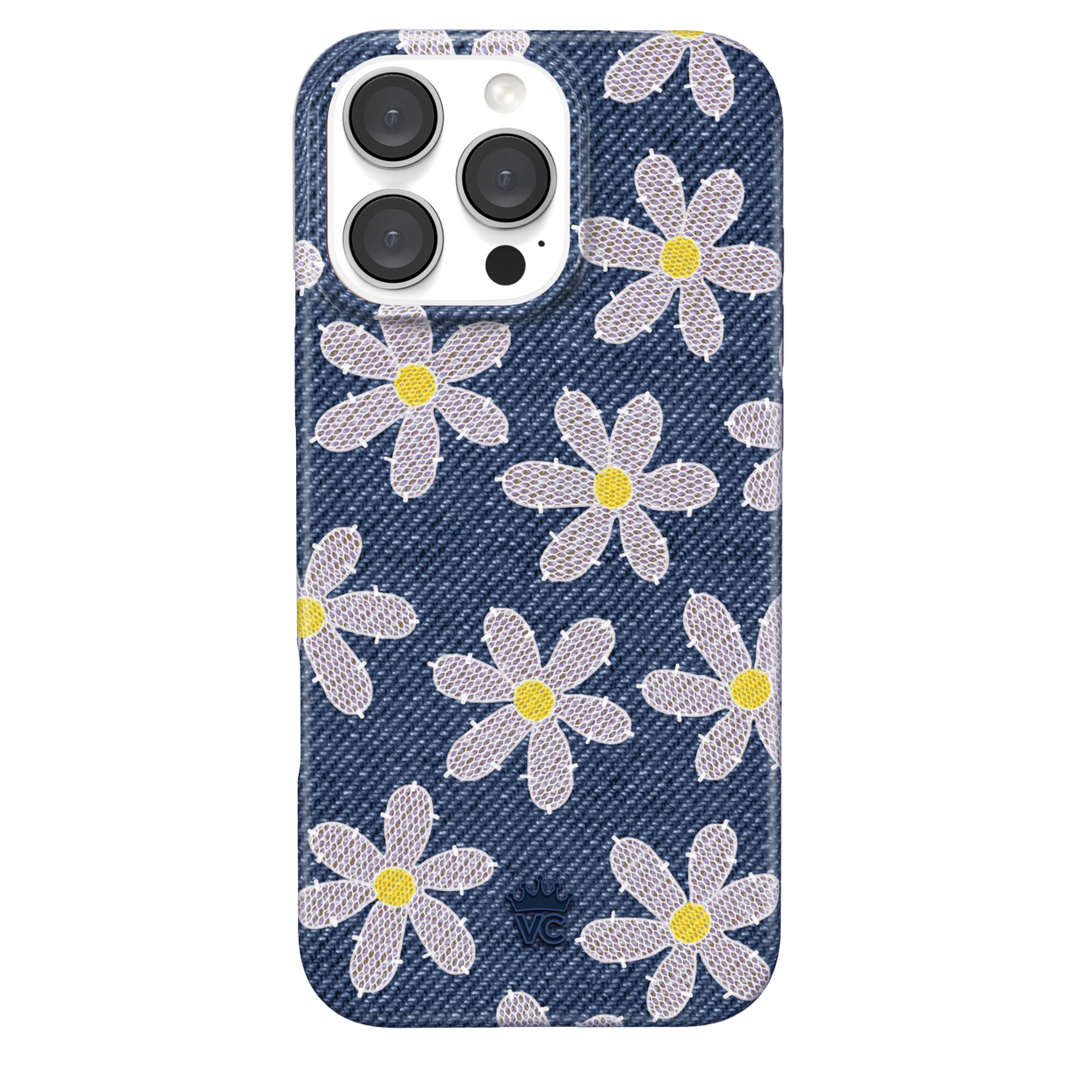 Denim Daisy iPhone Case - Image 8