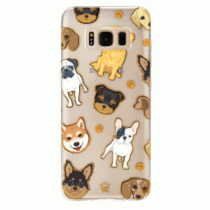 Dog Clear Samsung Galaxy Case
