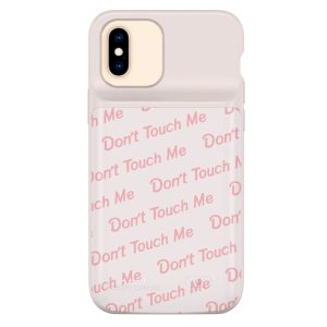Don't Touch Me iPhone Charging Case