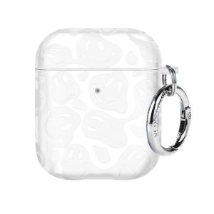 Clear Frosted Smiley AirPod Case