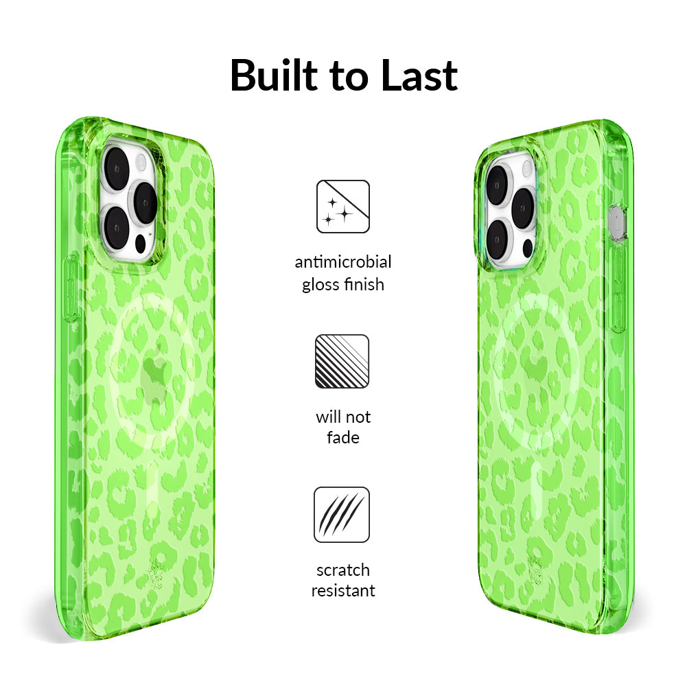 Key Lime Leopard iPhone Case - Image 5