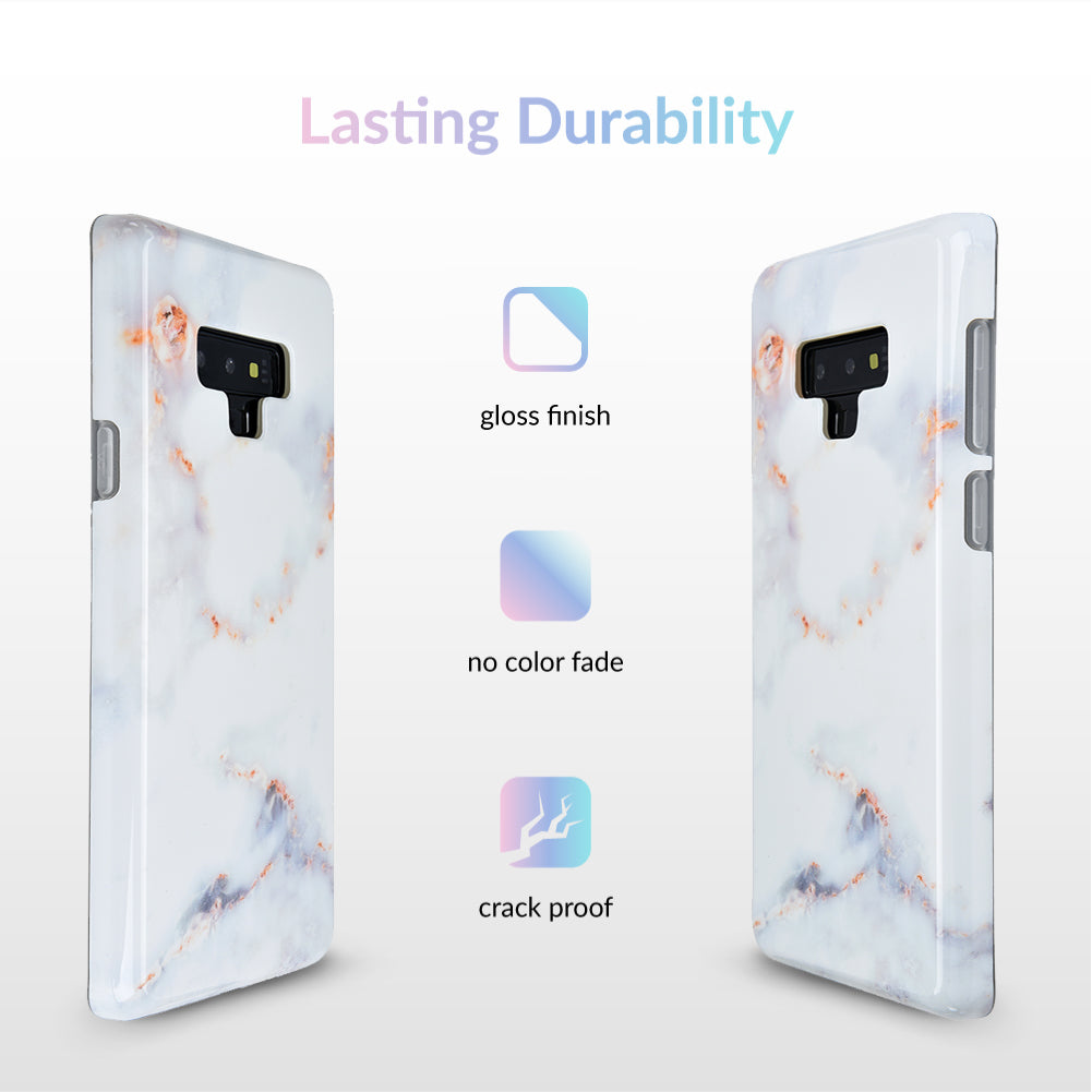 Gray Clouds Marble Samsung Galaxy Case - Image 4