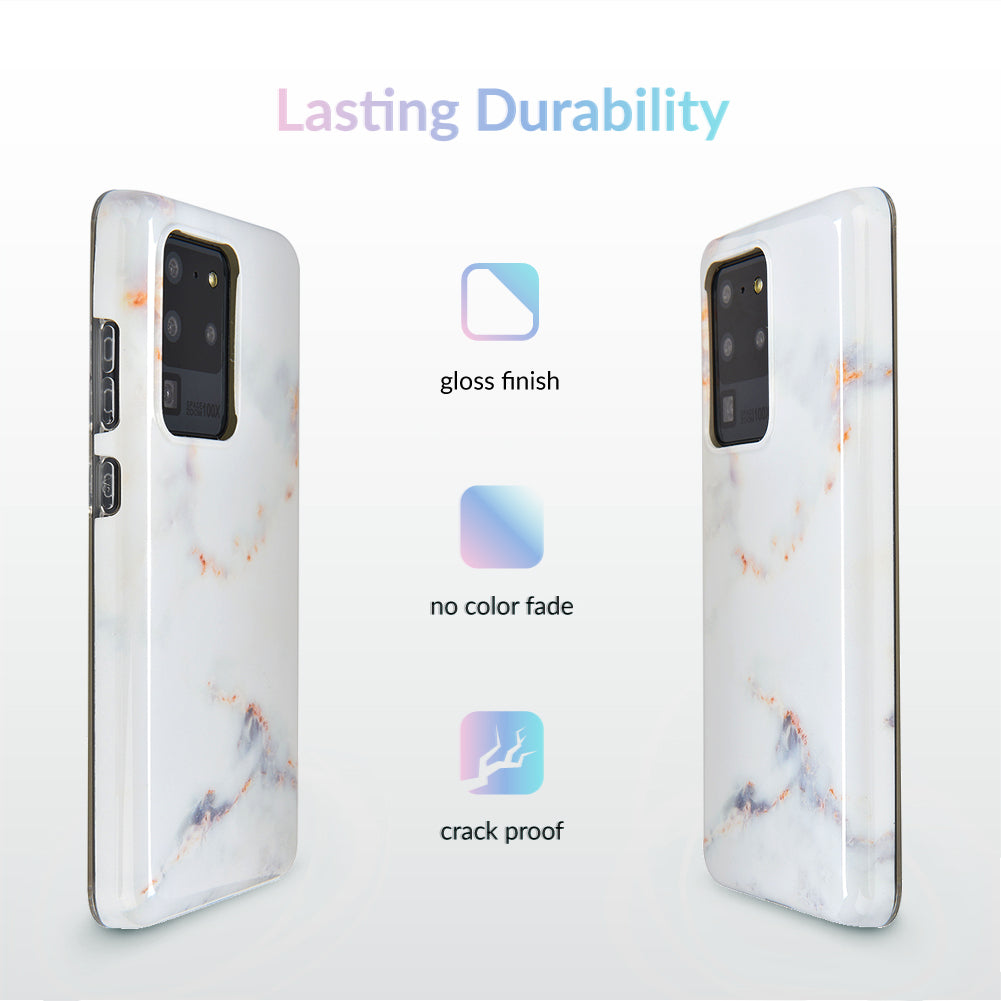 Gray Clouds Marble Samsung Galaxy Case - Image 8