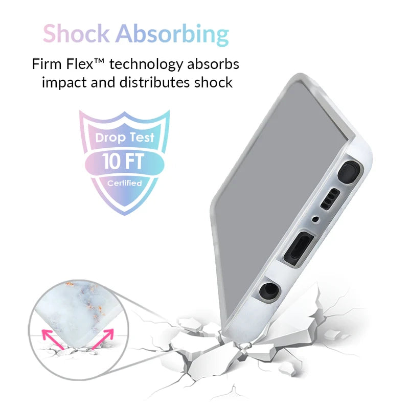 Gray Clouds Marble Samsung Galaxy Case - Image 3