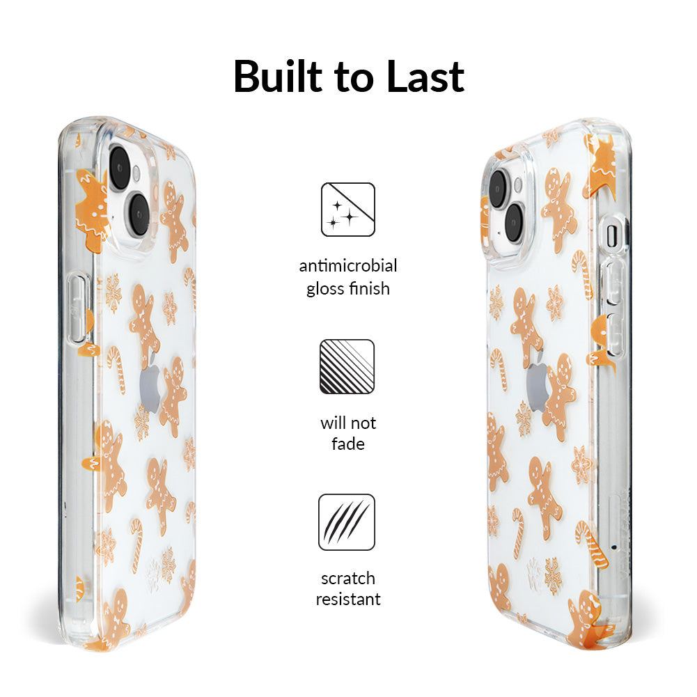 Holiday Gingerbread Clear iPhone Case - Image 5