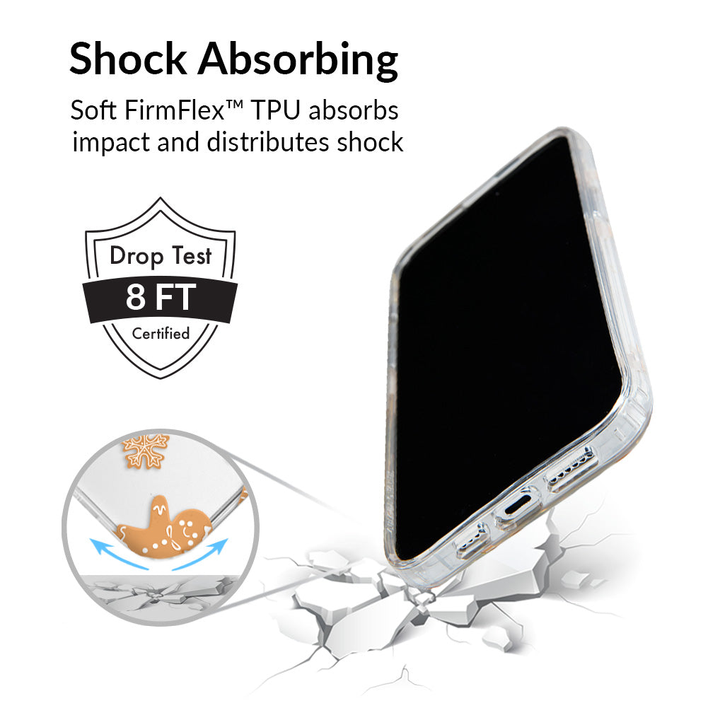 Holiday Gingerbread Clear iPhone Case - Image 4