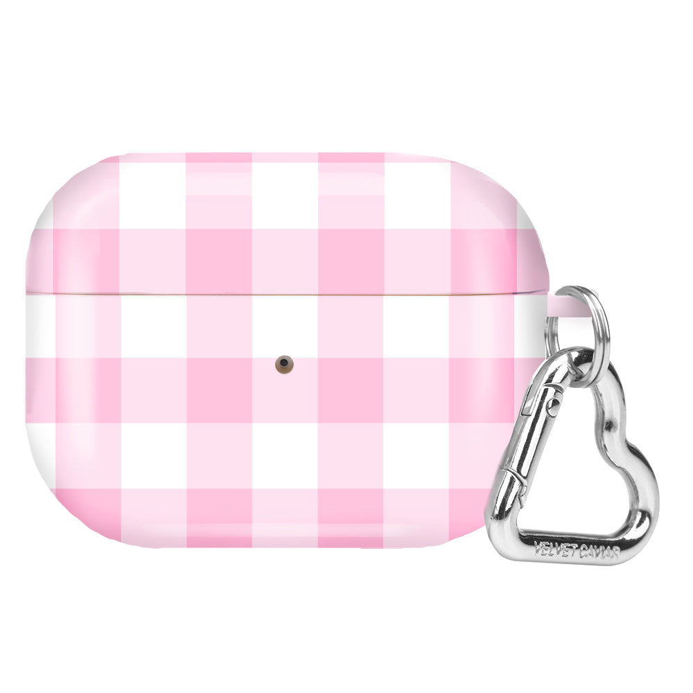 Baby Pink Gingham AirPod Case - Image 6