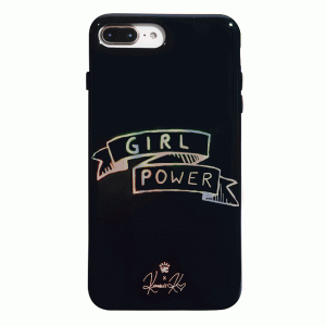 Girl Power iPhone Case by Kendall Vertes