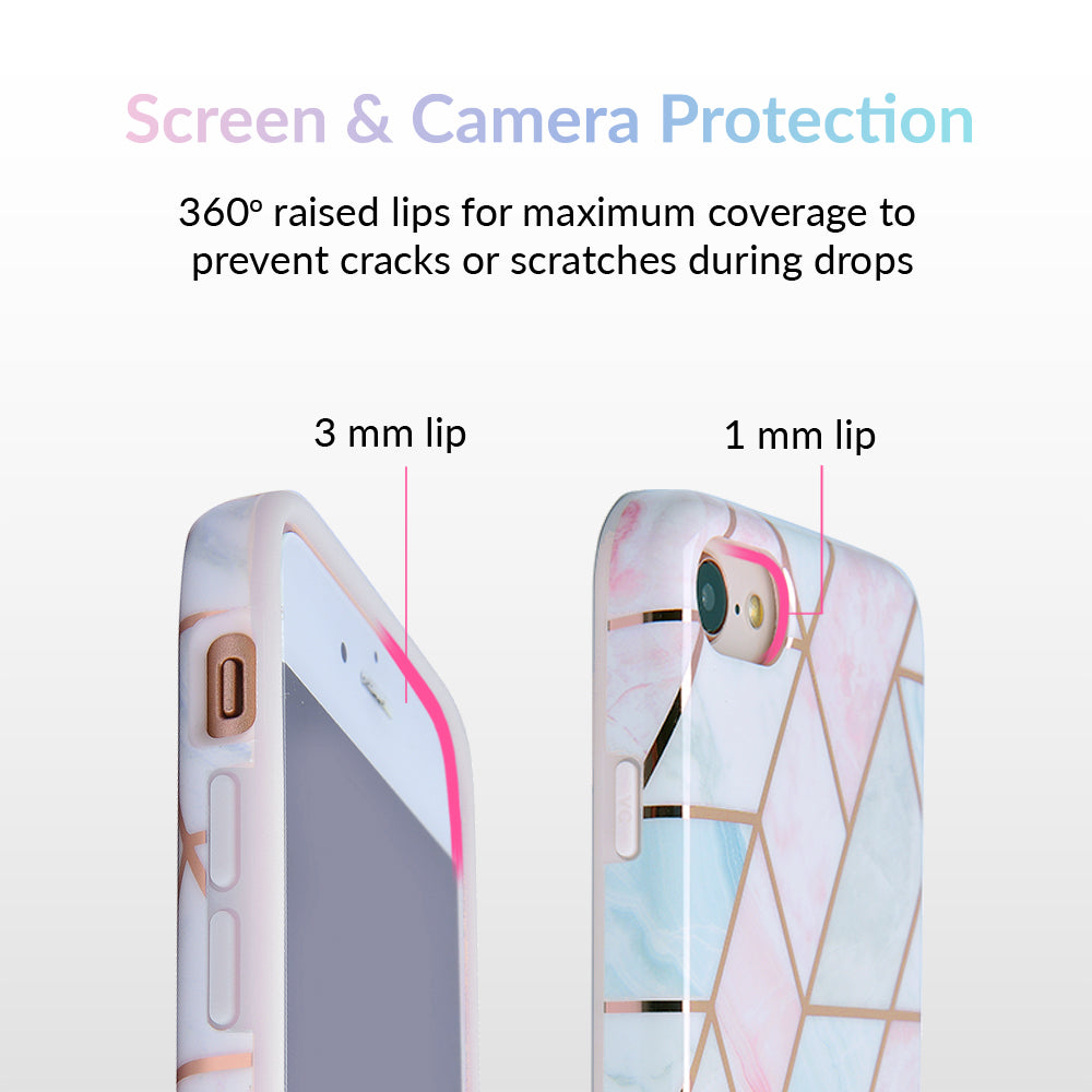 Geometric Marble iPhone Case - Image 3