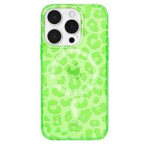 Key Lime Leopard iPhone Case