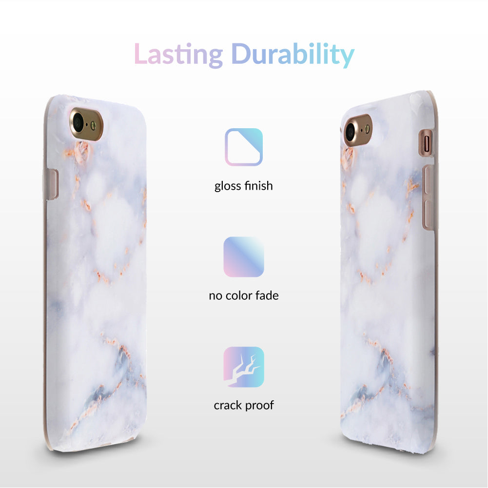 Gray Clouds Marble iPhone Case - Image 4