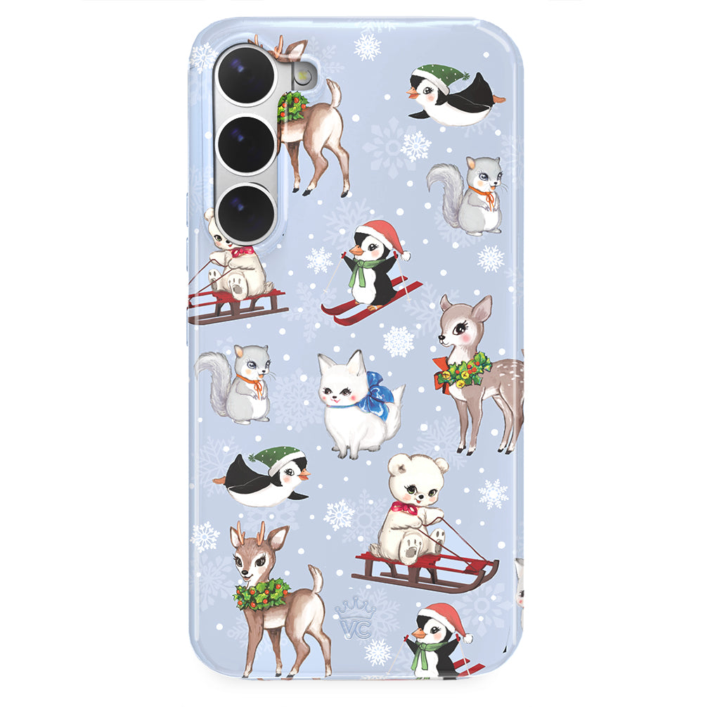 Winter Wonderland Baby Animals Samsung Case - Image 7