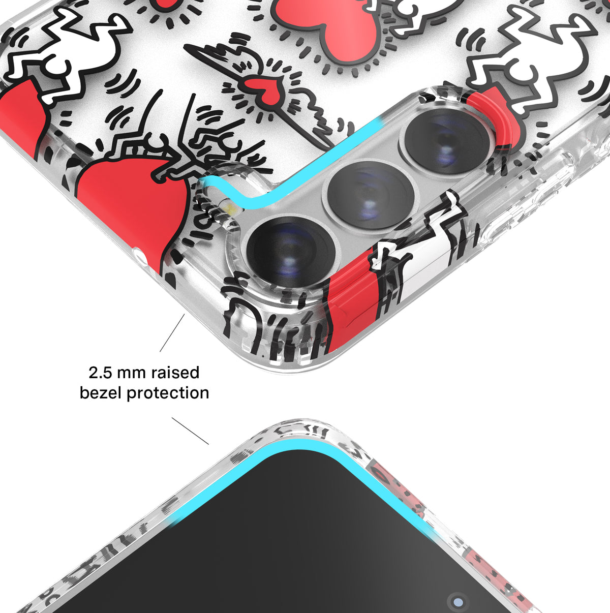 Keith Haring Heart-ist Samsung Case - Image 3