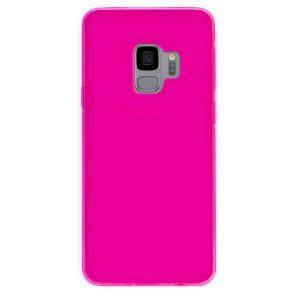 Neon Pink Clear Samsung Case