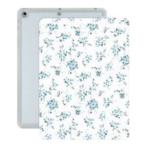French Blue Floral iPad Case