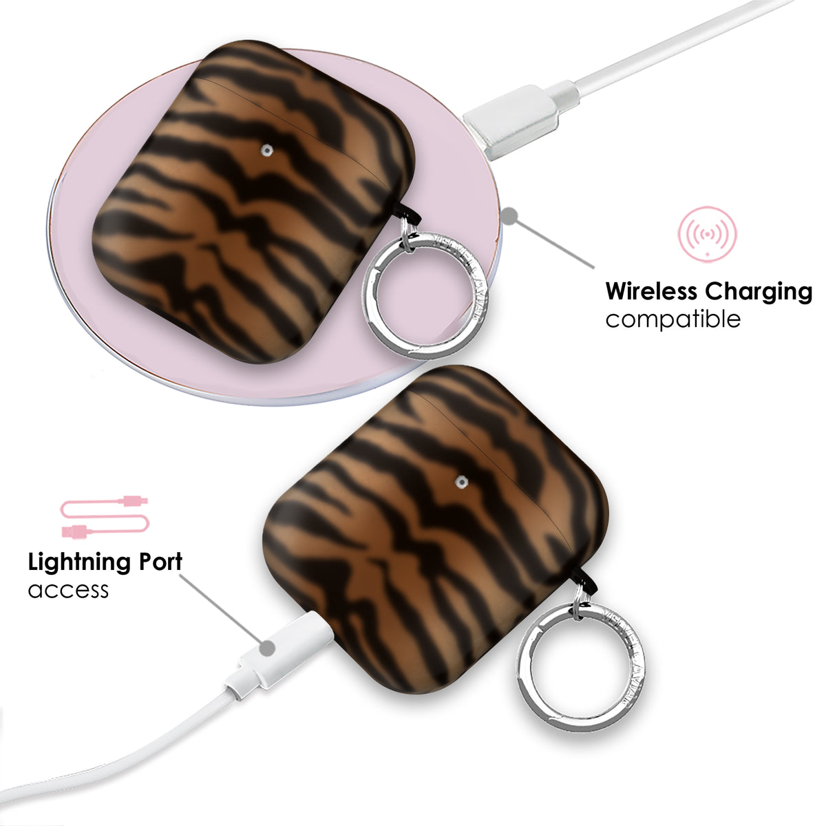 It Girl Tiger AirPod Case - Image 4