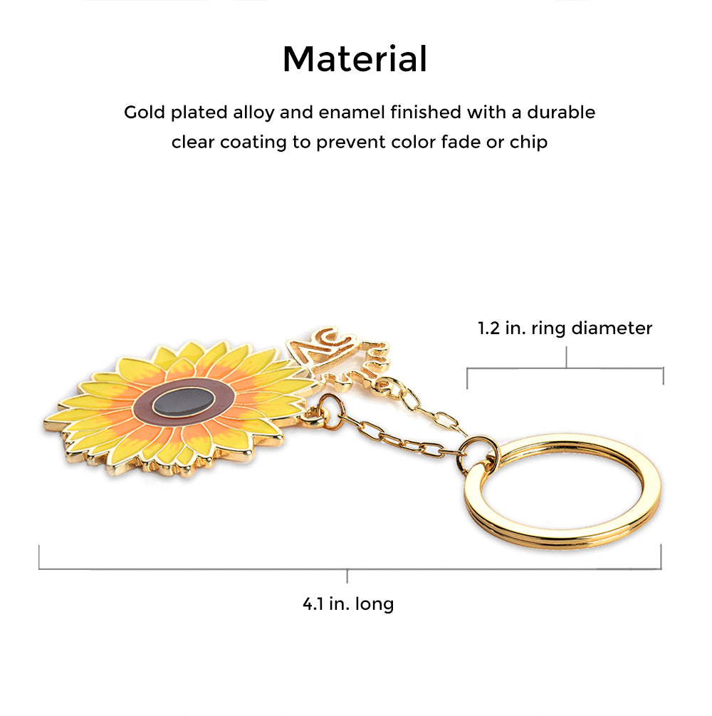 Sunflower Keychain - Image 4