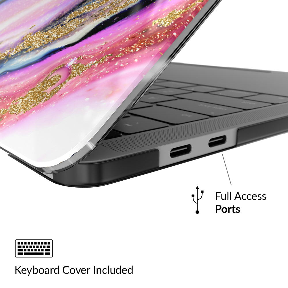 Galaxy Glitter Marble MacBook Case 2.0 - Image 4
