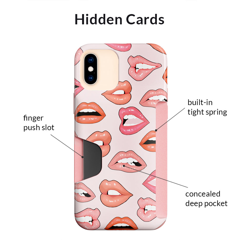 Nude Lips iPhone Wallet Case - Image 4