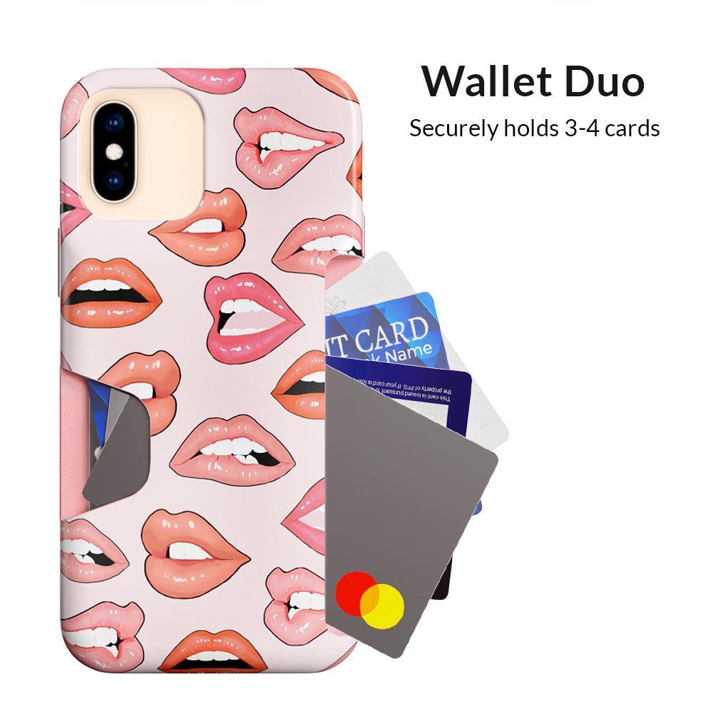 Nude Lips iPhone Wallet Case - Image 3