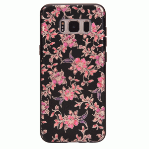 Midnight Floral Chrome Samsung Galaxy Case