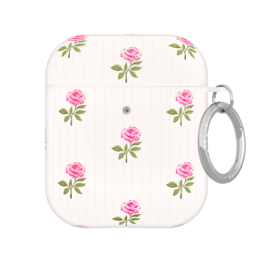 Pink Peony Floral AirPod Case