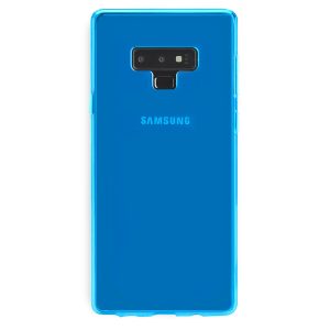 Neon Blue Clear Samsung Case