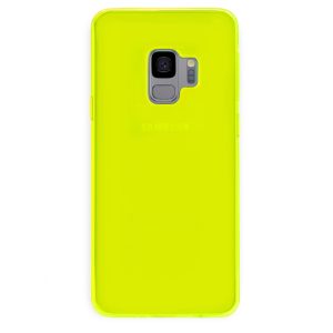 Neon Yellow Clear Samsung Case