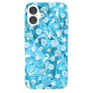 Aquamarine Holo iPhone Case