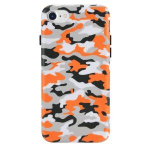 Orange Camo iPhone Case
