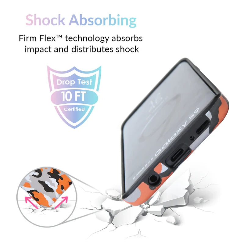 Orange Camo Samsung Galaxy Case - Image 3