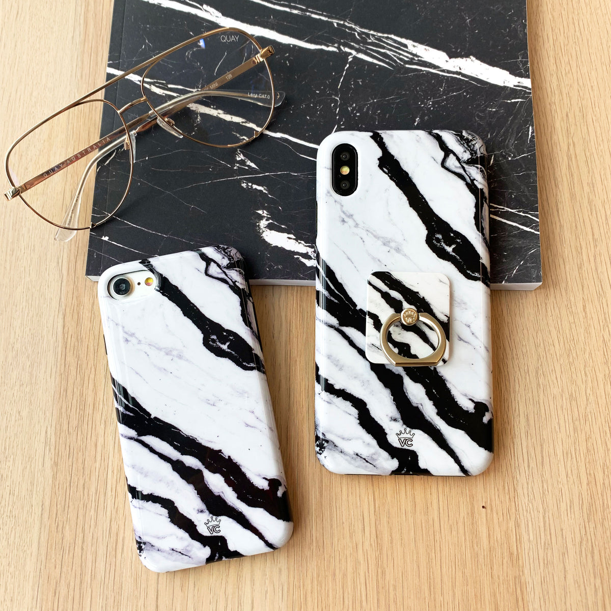 Panda Marble iPhone Case - Image 2