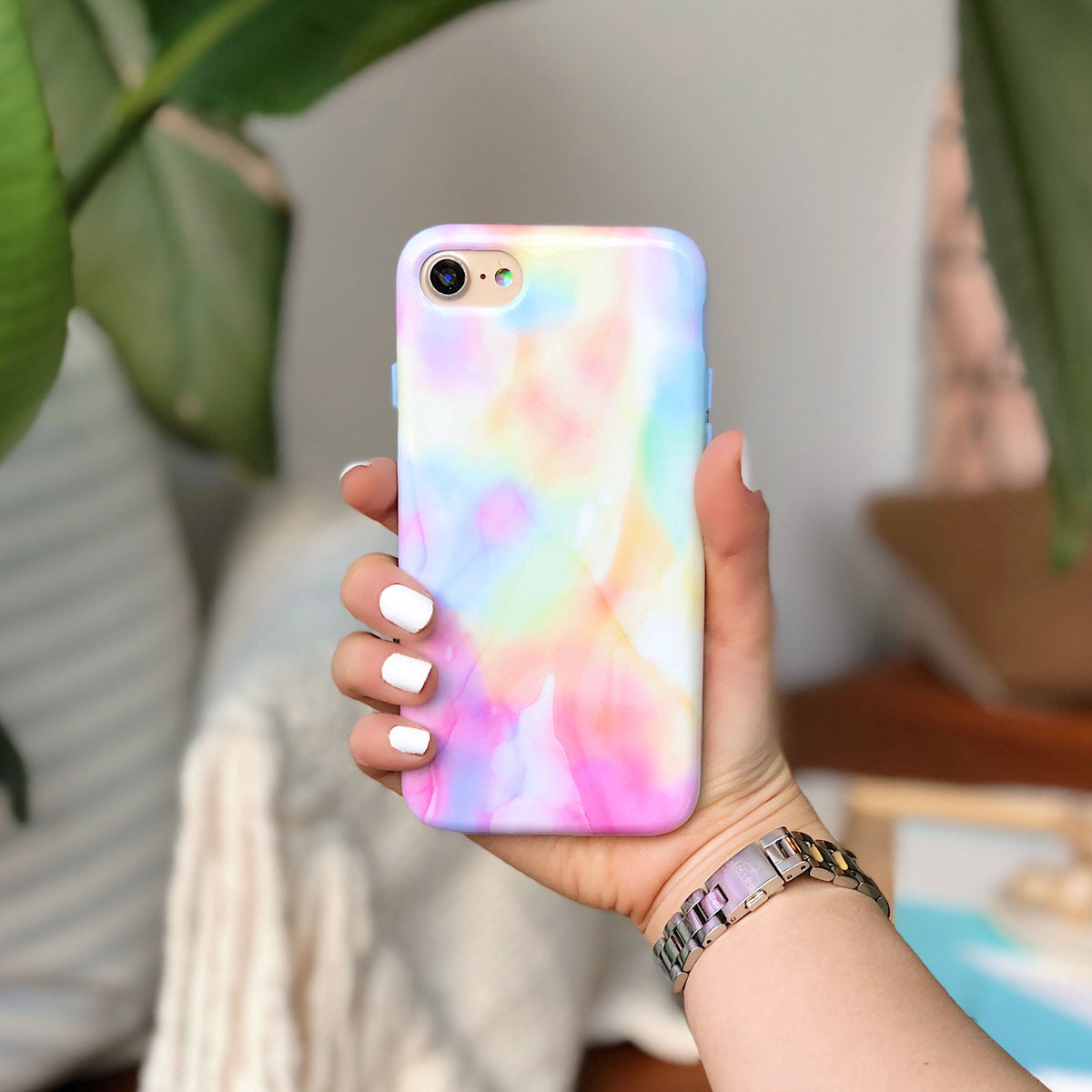 Pastel Tie Dye iPhone Case - Image 2