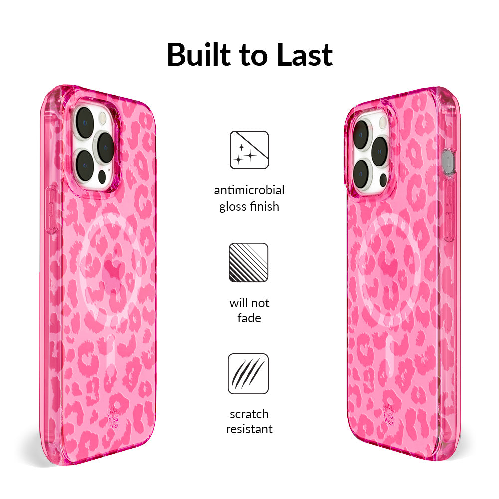 Candy Pink Leopard iPhone Case - Image 5