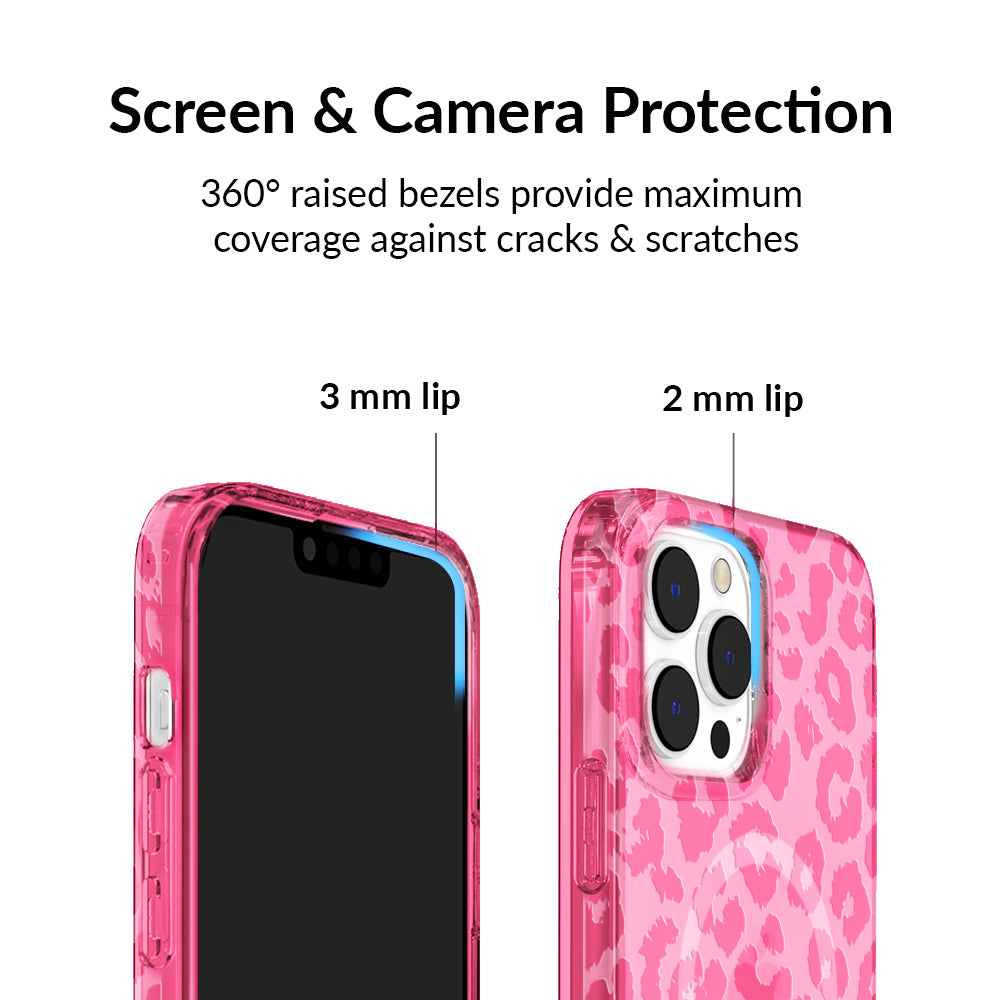 Candy Pink Leopard iPhone Case - Image 3