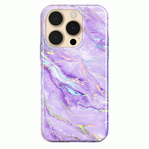 Purple Holo Moonstone iPhone Case