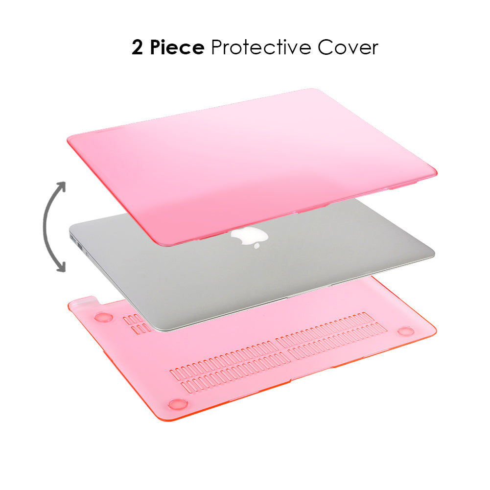 Clear Pink MacBook Case - Image 3