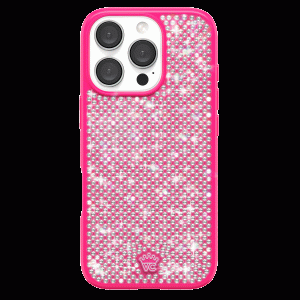 Hot Pink Caviar Crystals iPhone Case